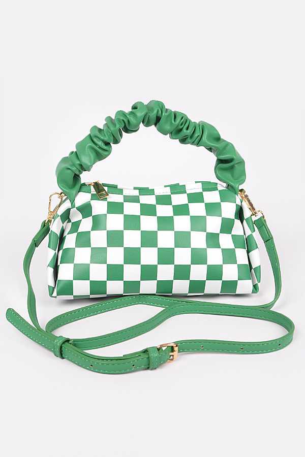 Checkered Crossbody