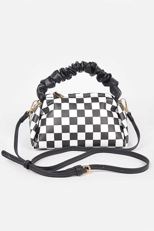 Checkered Crossbody