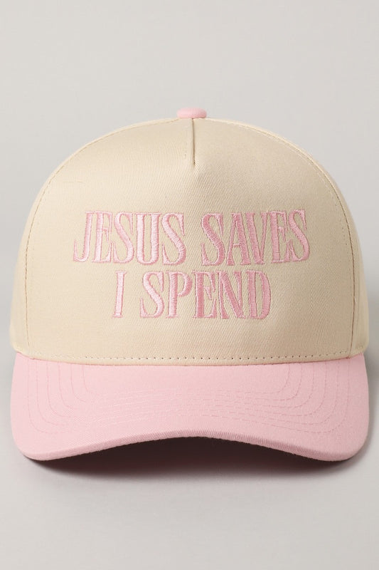Jesus Saves I Spend Hat