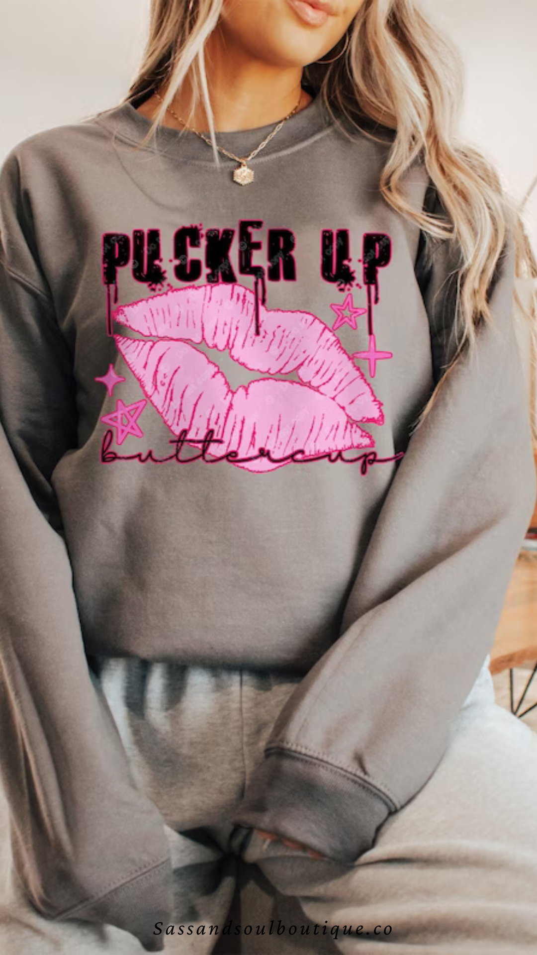 Pre-Sale Pucker Up Crewneck