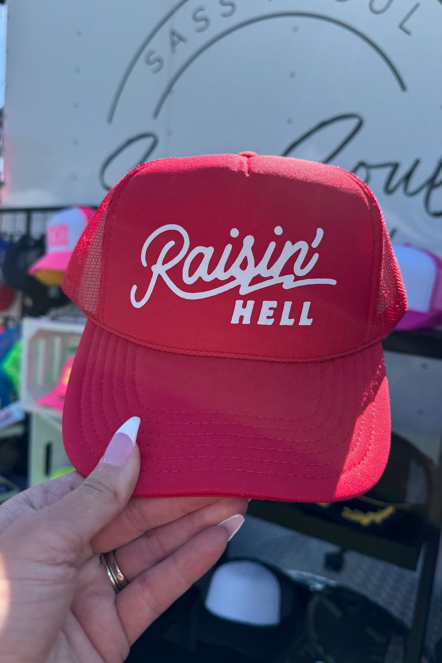 Raisin Hell Trucker Hat