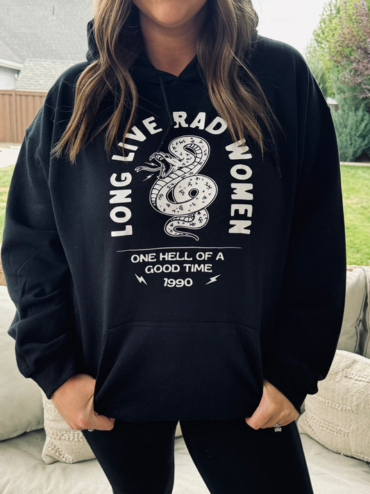 Long Live Rad Woman Hoodie