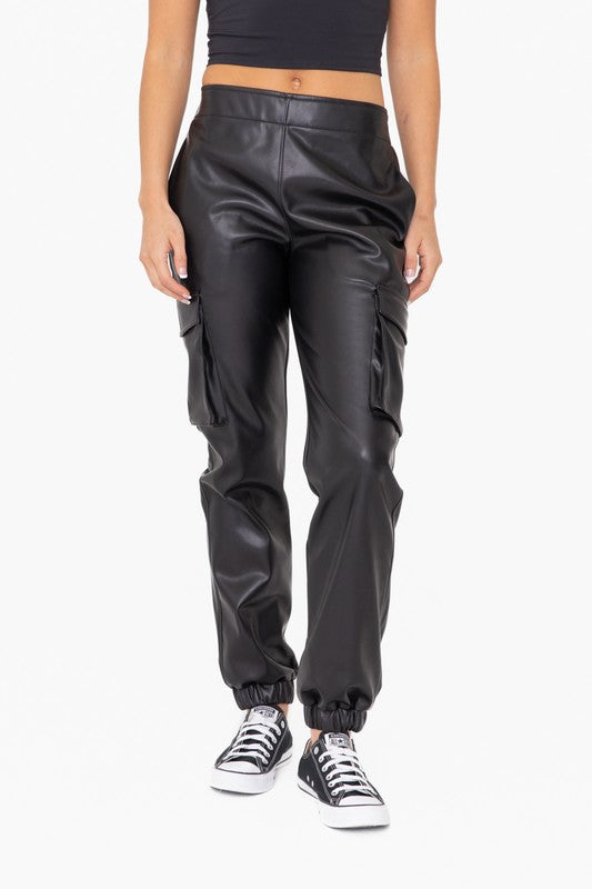 Leather Jogger Pant