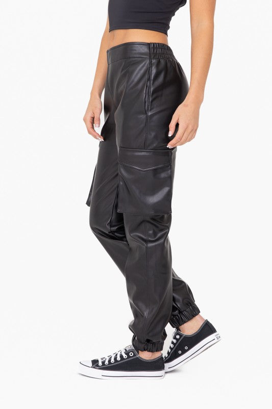 Leather Jogger Pant