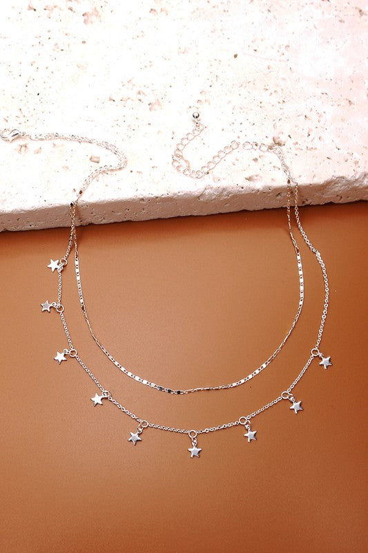 Star Double Layer Necklace