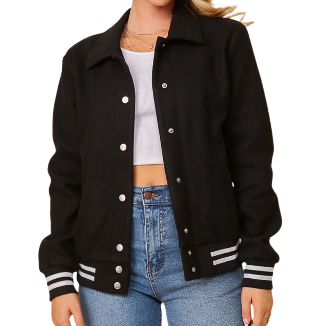 Midnight Varsity Jacket