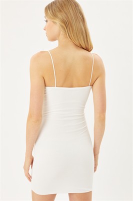 White Slip Dress