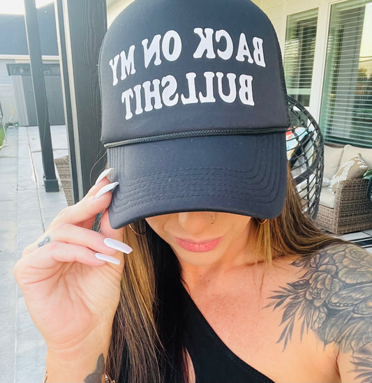 Back On My Bull Trucker Hat