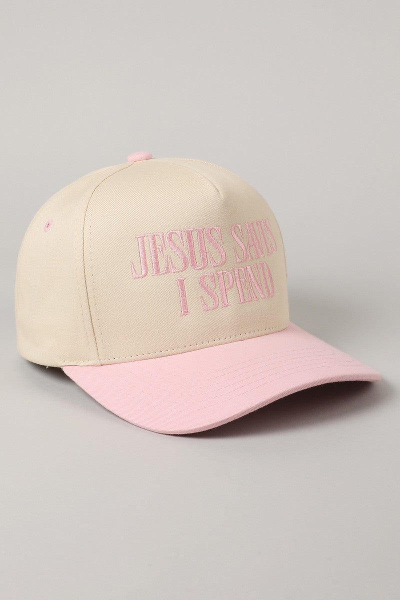 Jesus Saves I Spend Hat