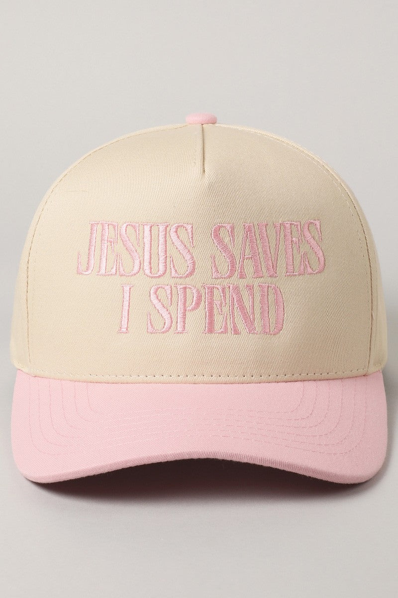 Jesus Saves I Spend Hat