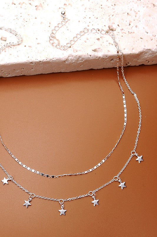 Star Double Layer Necklace